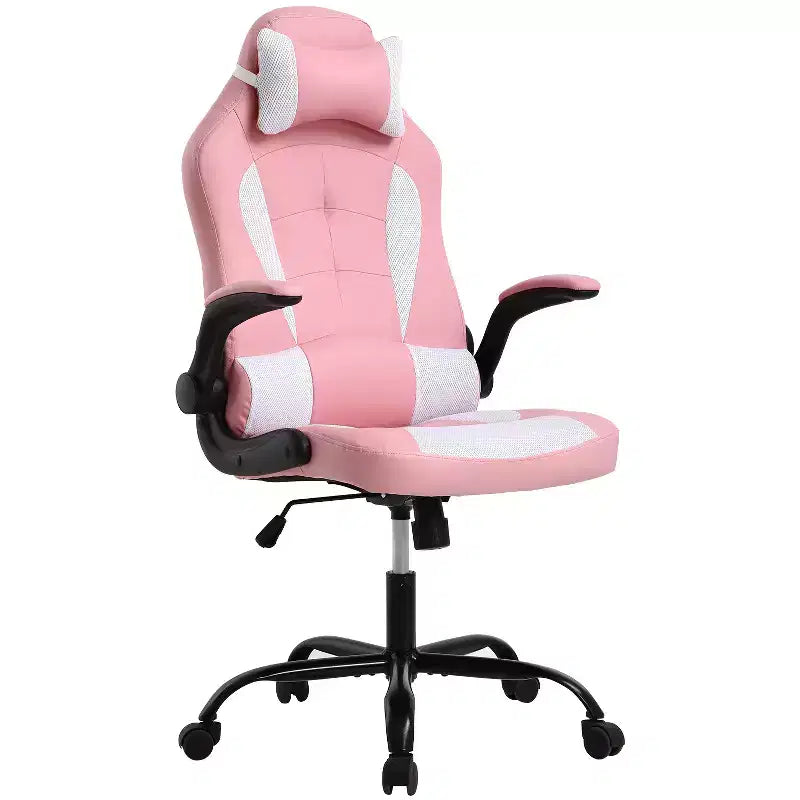 Sedia Gaming Sedia da Ufficio Sedia da Scrivania per Computer con Supporto Lombare e Poggiatesta Regolabile e Sedia Gamer in Pelle PU per Adulti