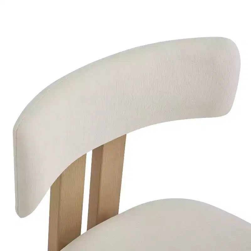 Set da pranzo Willow 5 pezzi in legno, metallo e imbottito