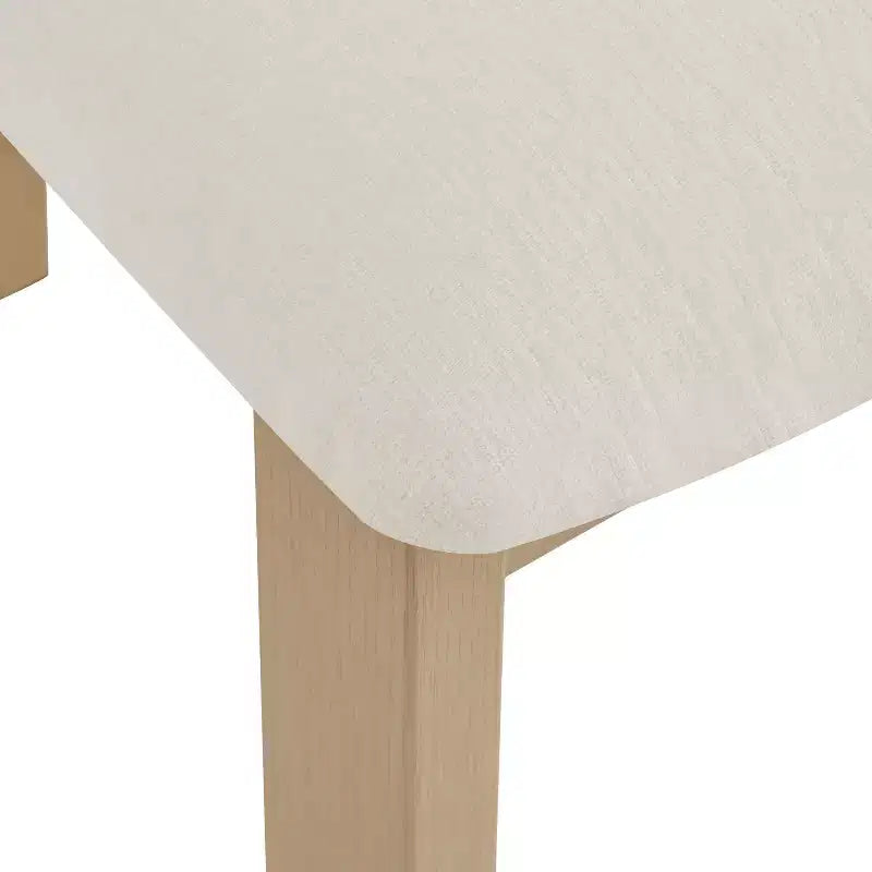 Set da pranzo Willow 5 pezzi in legno, metallo e imbottito