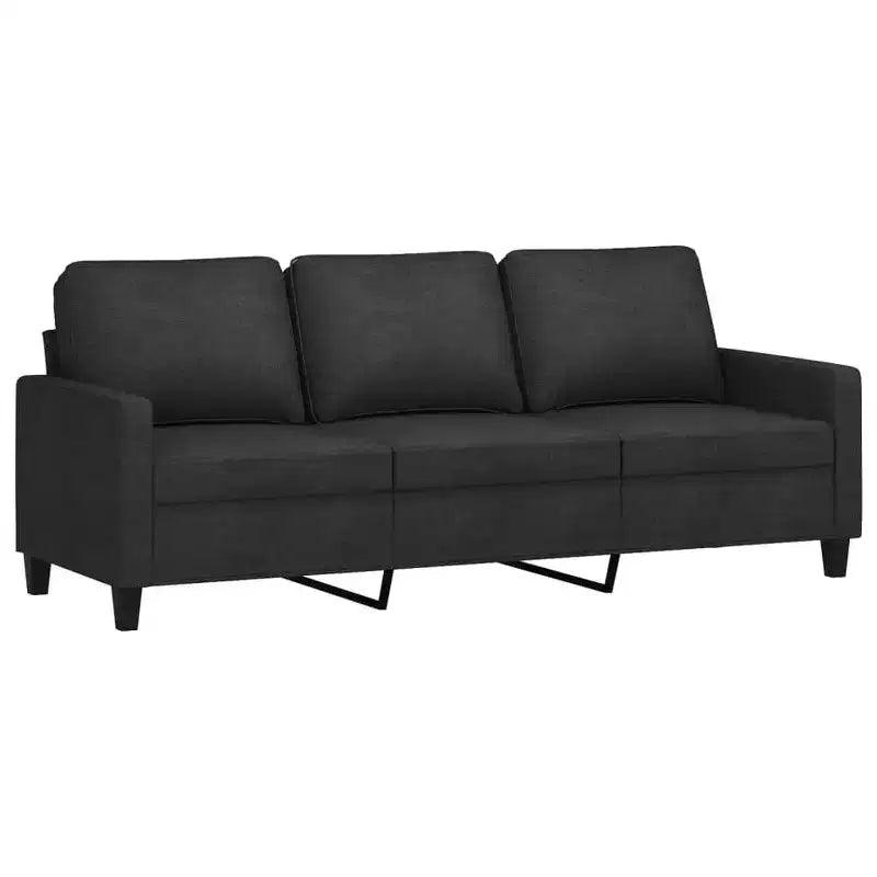 Set Divani Poliestere Nero, Metallo, Textilene, Compensato