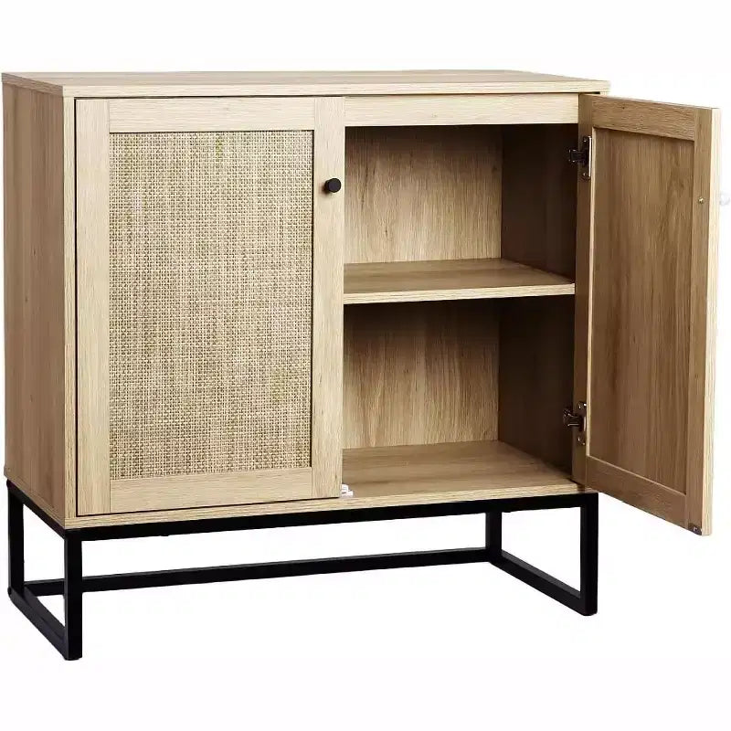 Mobile credenza con ante e cassetti, Tavolo d'accento per ingresso e Armadietto da cucina, Elegante organizzatore per soggiorno, corridoio
