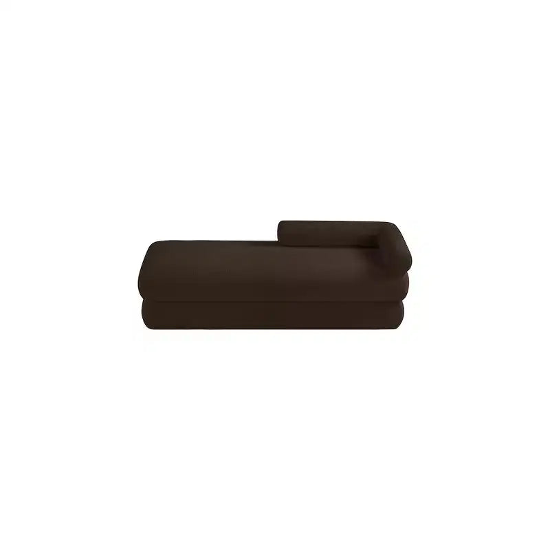 Panca in tessuto effetto orsetto Kennedy Faux Shearling