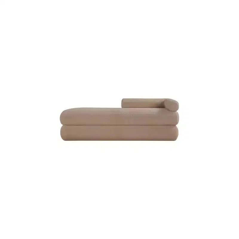 Panca in tessuto effetto orsetto Kennedy Faux Shearling