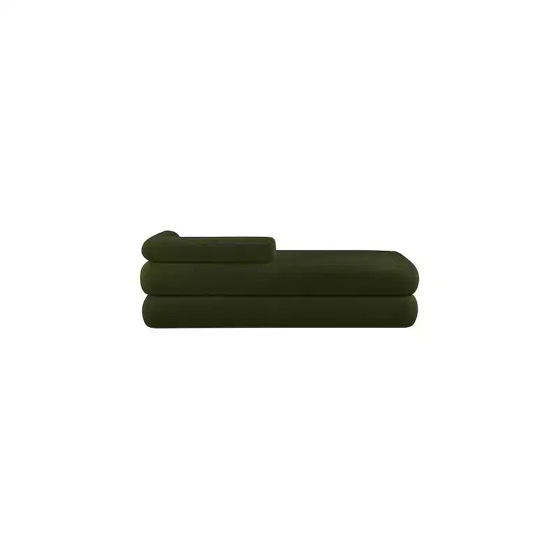 Panca in tessuto effetto orsetto Kennedy Faux Shearling