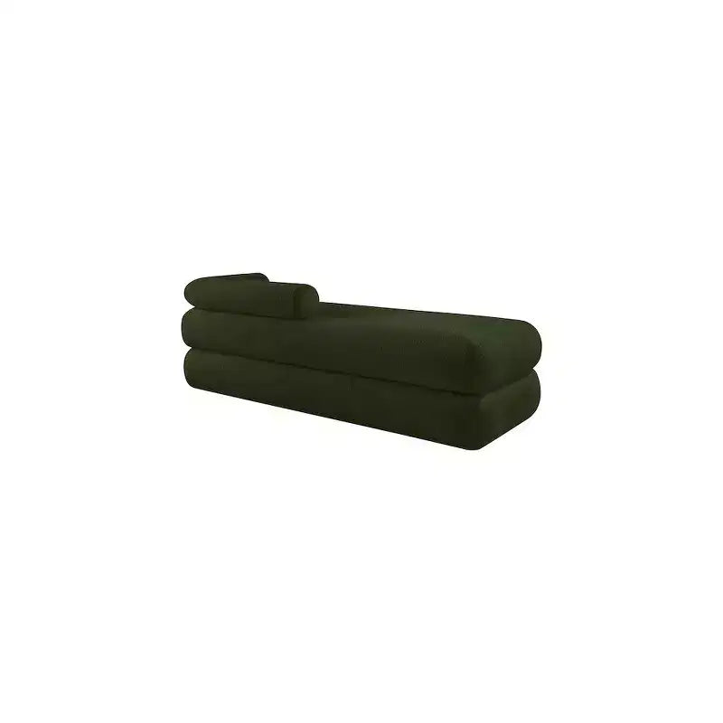 Panca in tessuto effetto orsetto Kennedy Faux Shearling