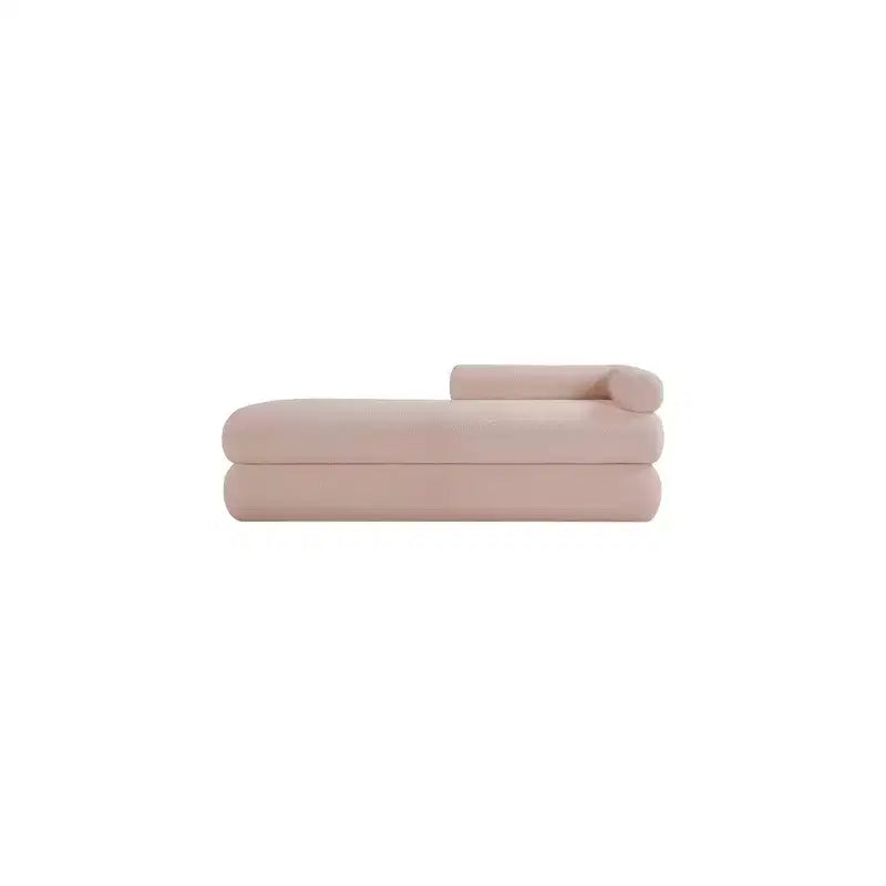 Panca in tessuto effetto orsetto Kennedy Faux Shearling