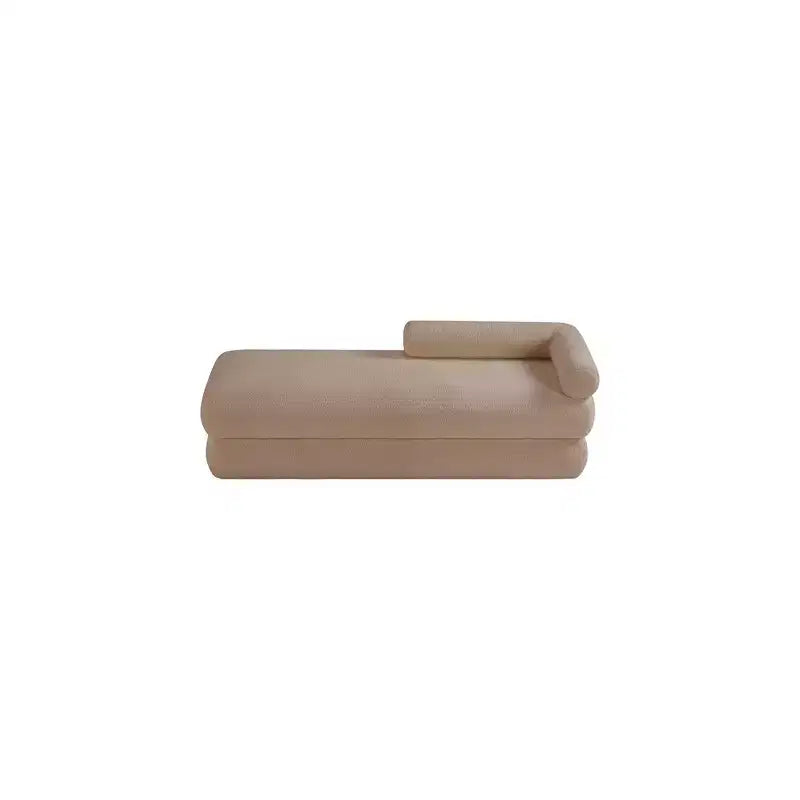 Panca in tessuto effetto orsetto Kennedy Faux Shearling
