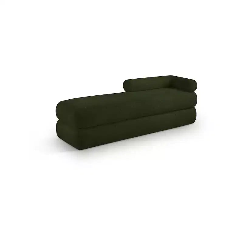 Panca in tessuto effetto orsetto Kennedy Faux Shearling