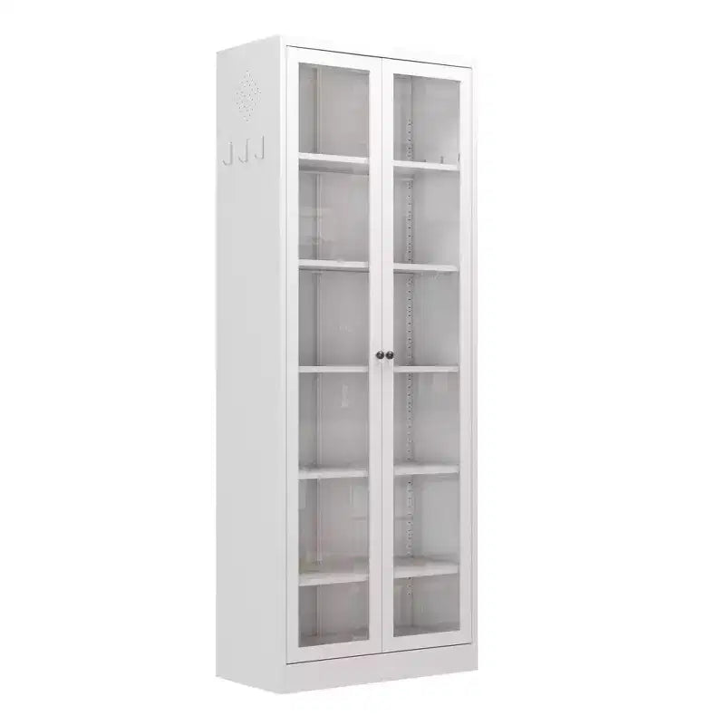 Armadio dispensa da cucina autoportante da 61", mobile contenitore regolabile con 4 ripiani, credenza in metallo resistente per sala da pranzo/soggiorno