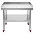 24X28 Grill Stand Table, 1000 Lbs Heavy-Duty Stainless Steel Prep Table with 220 Lbs Undershelf, Ideal for Commercial Kitchens, Hotels, and Homes
